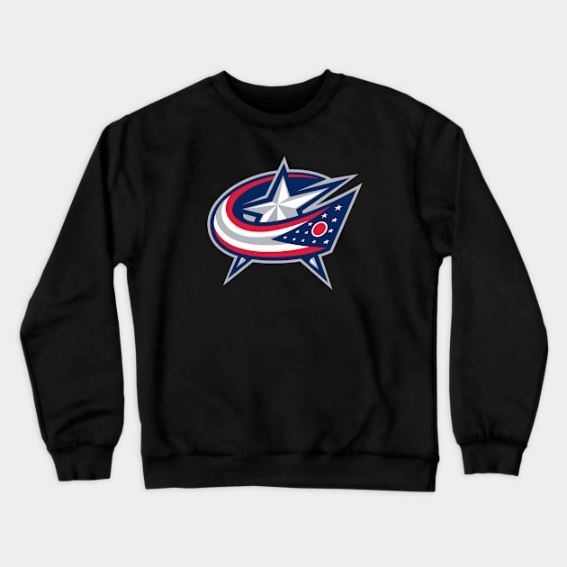 Columbus Blue Jackets Crewneck Sweatshirt by Jedistudios 